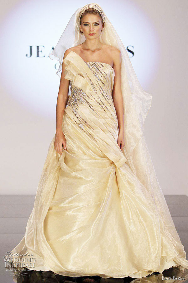 Gold Wedding Dress Adore the Two Dresses Below in the Softest Shade