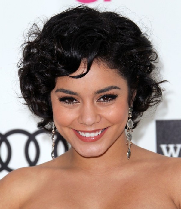 Black Curly Bob Hairstyle on 2014