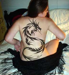 Dragon Tattoos Girls Tattoos tattoos for girls - dragon tattoo image