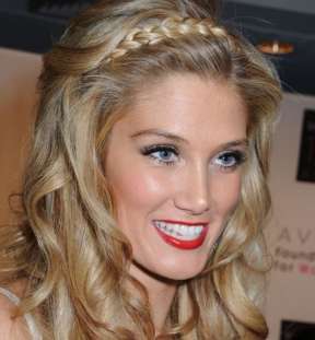 Braid Headband for Long Wavy Curly Hairstyles image