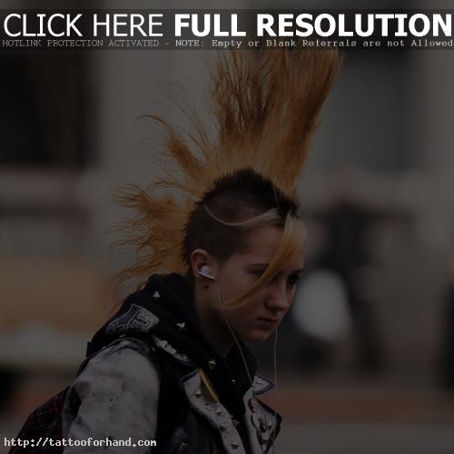 Cool Punk Hairstyle for Mens