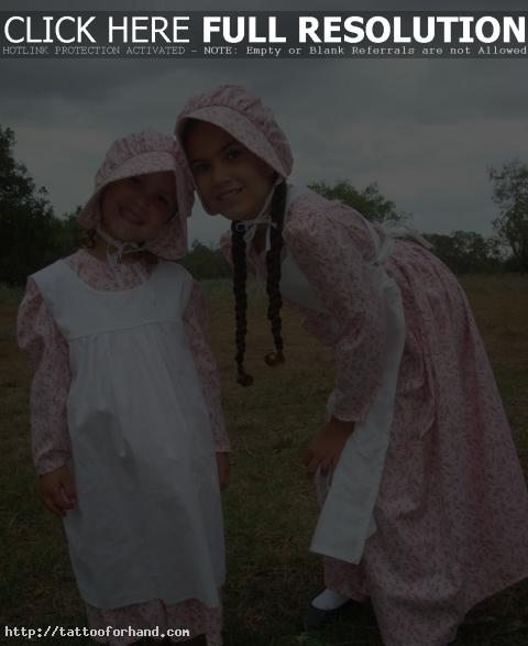 Old fashioned clothing dress