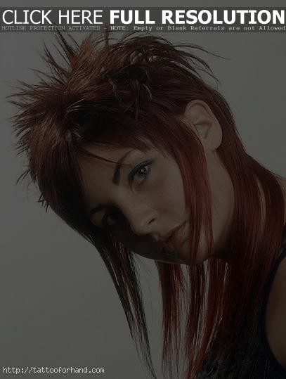 Color Punk Hairstyles For Women 2013 Fashion Trends