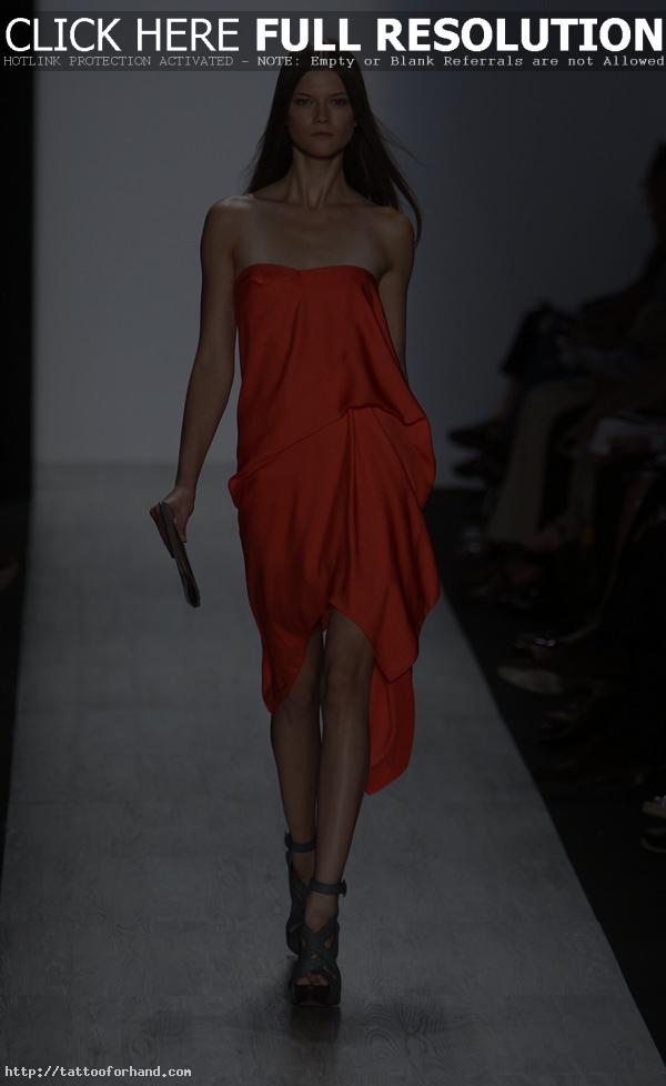 dress from BCBG Max Azria Spring 2013 runway show during Fashion Week