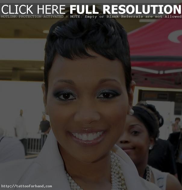 African American Short Black Wavy Hairstyle 2013