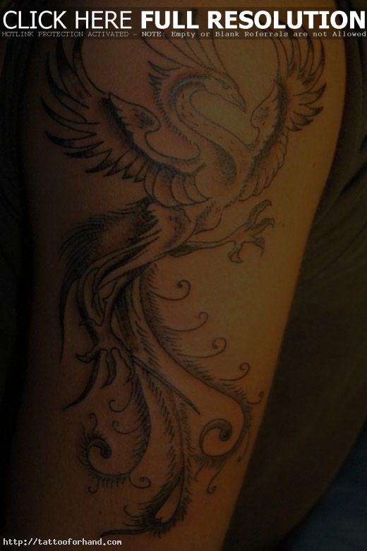 Phoenix Tattoo for Arm