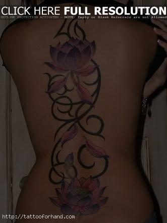 Perfect Tribal Tattoo on back for Men