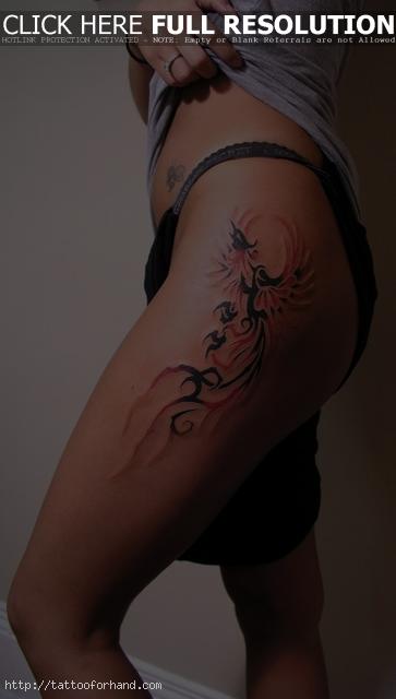 Tattoo Designs abstract phoenix tattoo