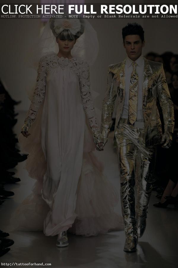 Amazing Chanel Couture Wedding Dress