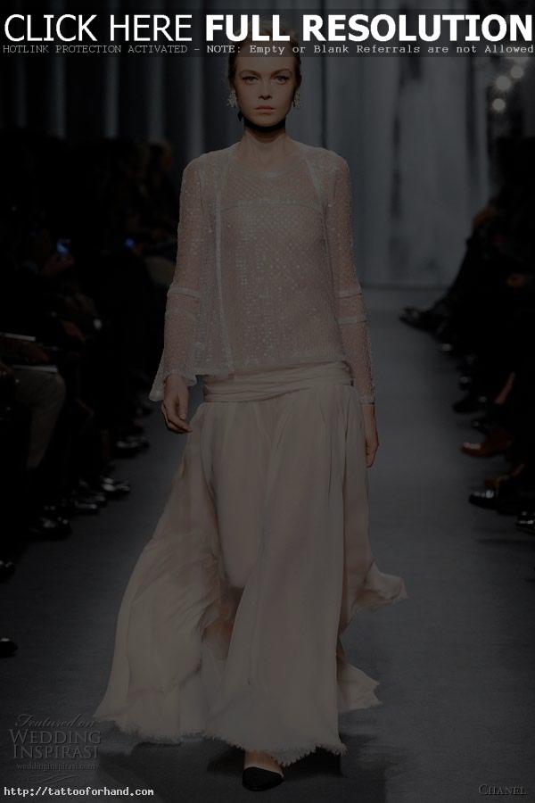 Chanel bridal dress inspiration - Spring/Summer 2013