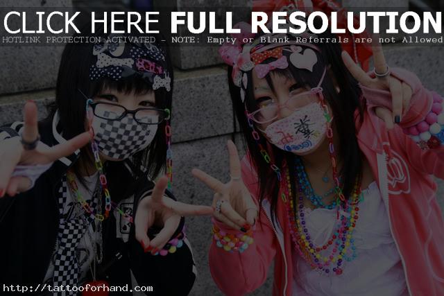 Many fashion styles around the word originated from Harajuku