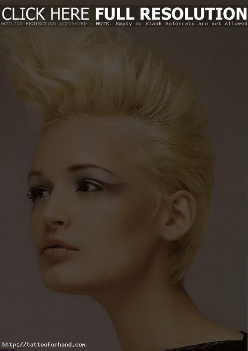 Lign Brown Mohawk Hairstyles for Women