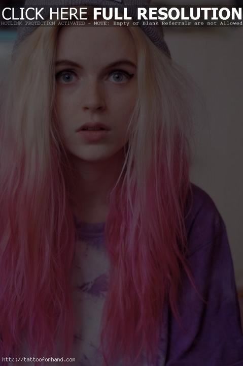 Cute Light and Pink Ombre Hair 2013 Trends