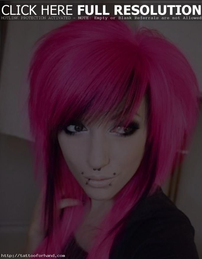 Pink Hairstyles Crazy Haircut 2013