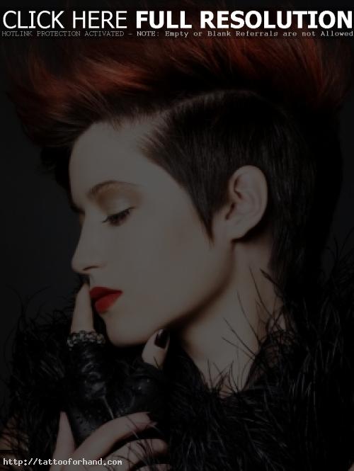 Punk Short Haircuts Style 2013 Trendy Women and Men Hairstyles