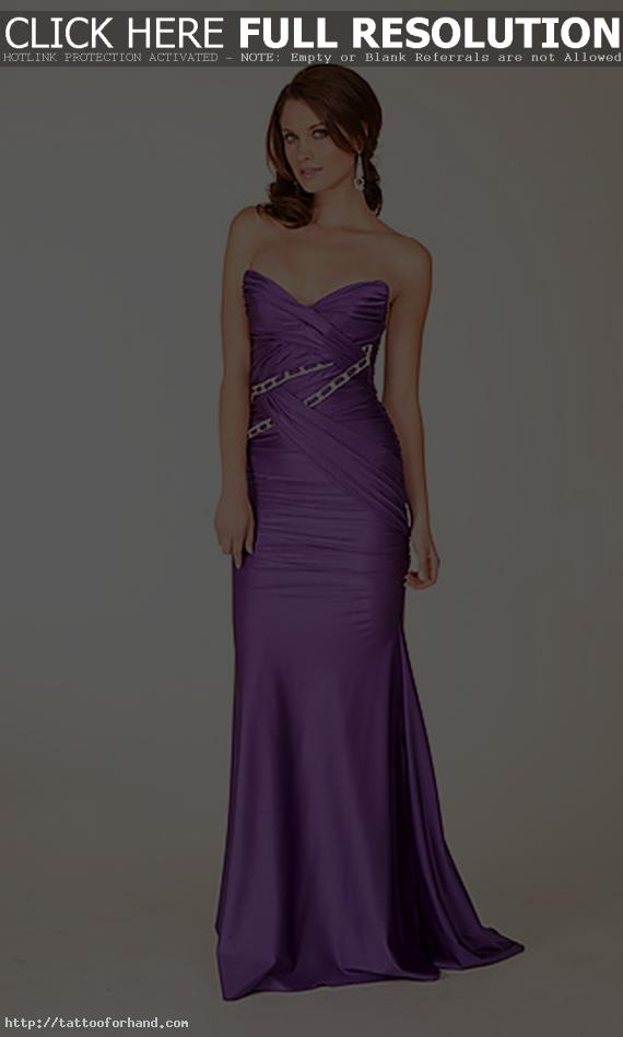 Elegant Purple Evening Dresses