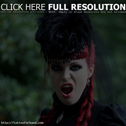 Goth Hairstyles Women 2013