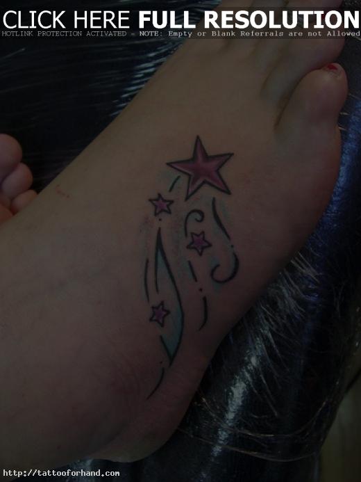 2013  Foot Tattoo Designs For Girls