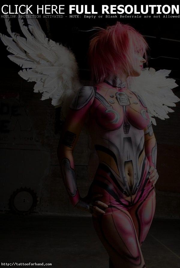 Angle Body Painting Female body painting