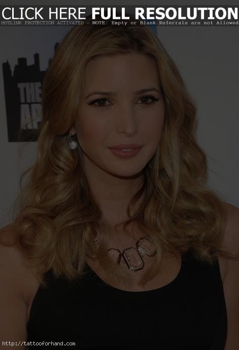 Ivanka Trump Layered Long Wavy Hairstyle