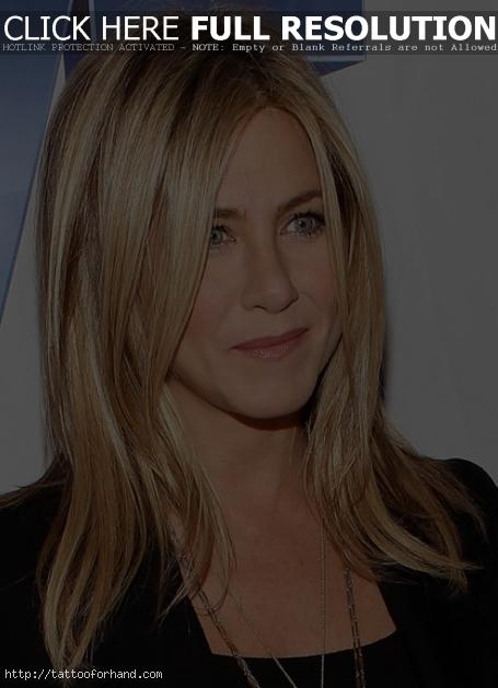 Jennifer Aniston Blonde Long Hairstyles 2013