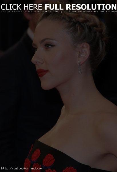 Halo Braid Hairstyle by Scarlett Johansson Short Looking Hairstyle