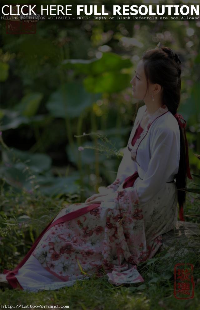 hanfu style - chinese fashion -chinese silk