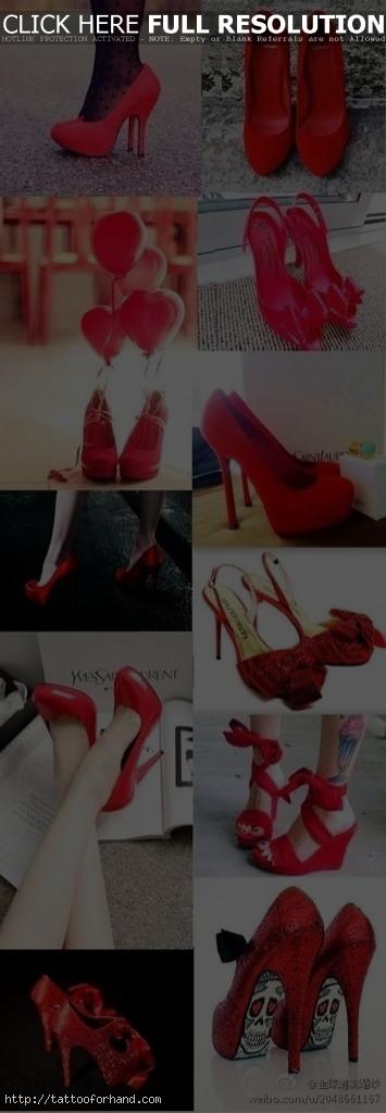 Red Color Fashion Shoes Wear -red High Shoes