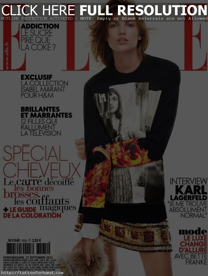 Vogue Mexico 2013 2014 Kendra Spears Elle UK Natalie Portman Elle France Bette Franke Madame Flgaro Pocket Cara Delevingne