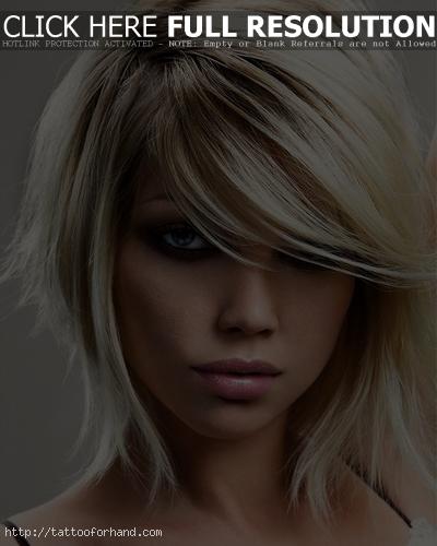 Shoulder Length Funky Haircuts -Short Choppy Bob Haircuts