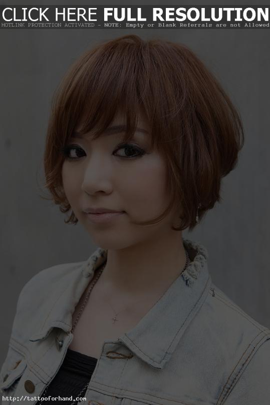 Trendy Short Copper Haircut from Japan – Stacked Short Angled Bob