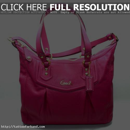 coach handbags in pink