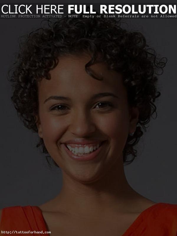 Curly Naturally Short Hairstyles for Black Women