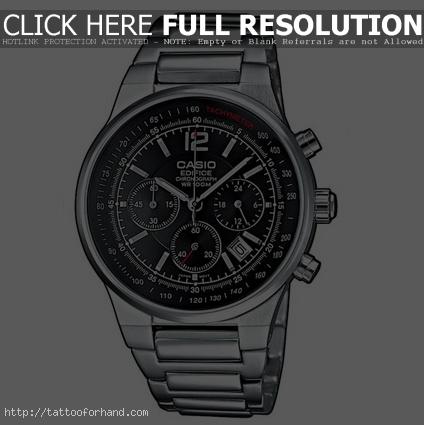 casio edifice-500 chronograph watch