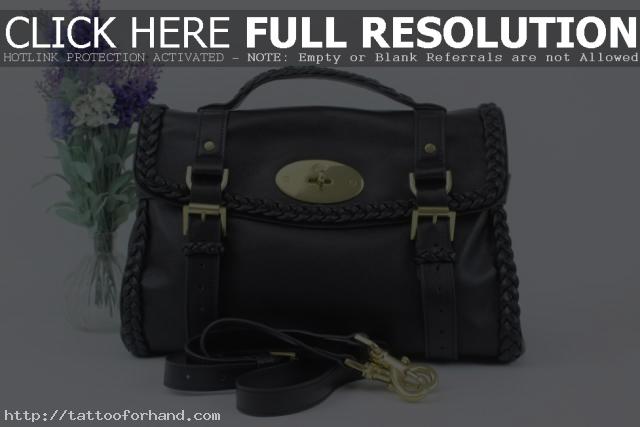 mulberry alexa bag black leather