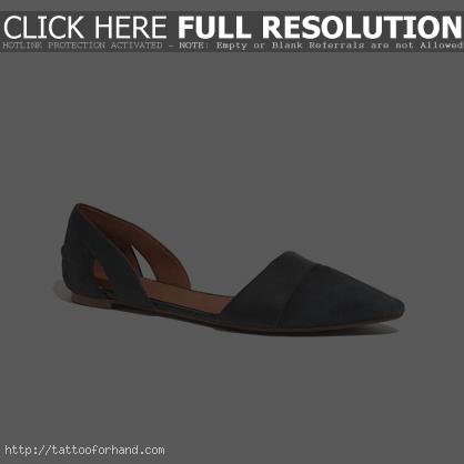 D'Orsay flat shoes