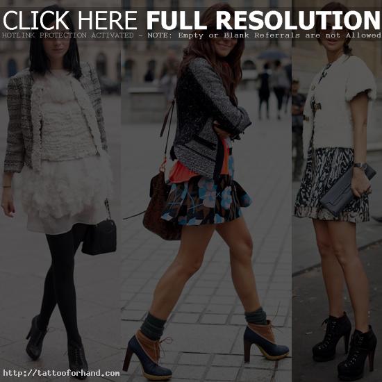 fashion with mini skirt